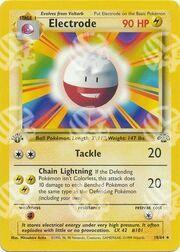 Jungle - Electrode - Base Set Art Misprint | 18/64 - Warcard
