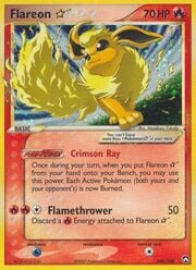 EX Power Keepers - Flareon ☆ Gold Star - Shiny Holo Rare 100/108