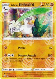 Fragore Ribelle - Galarian Sirfetch'd - Holo Rare 095/192 - Warcard