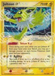 EX Power Keepers - Jolteon ☆ - Shiny Holo Rare 101/108 - Warcard