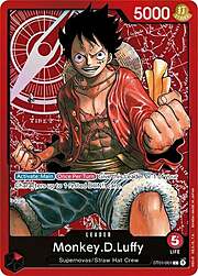 Starter Deck: Straw Hat Crew - Monkey.D.Luffy - Foil Reprint | Fixed text "... up to 1 rested DON!! card."-ST01-001 -404