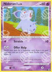 L'Ascesa dei Rivali - Nidoran ♀ - 71/111 - Warcard