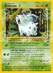 Set base 2 - Nidoran ♀ - 82/130 - Warcard