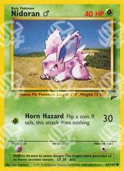 Set base 2 - Nidoran ♂ - 83/130 - Warcard