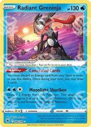 Lucentezza Siderale - Radiant Greninja - Shiny Rare | 046/189 - Warcard