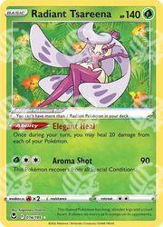 Tempesta Argentata - Radiant Tsareena - Shiny Rare | 016/195 - Warcard