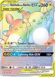 Sintonia Mentale - Raichu & Alolan Raichu GX - Rainbow | 241/236