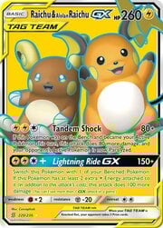 Sintonia Mentale - Raichu & Alolan Raichu GX - Secret Rare | 220/236