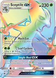 Tuoni Perduti - Sceptile GX - Rainbow Rare | 216/214