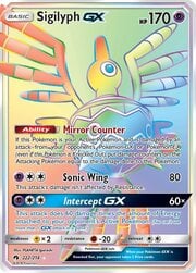 Tuoni Perduti - Sigilyph GX - Rainbow Rare | 222/214