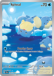 Scintille Folgoranti - Spheal - Illustration Rare | 199/191