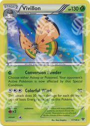 XY - Vivillon - Holo Rare 17/146 | High Plains - Warcard