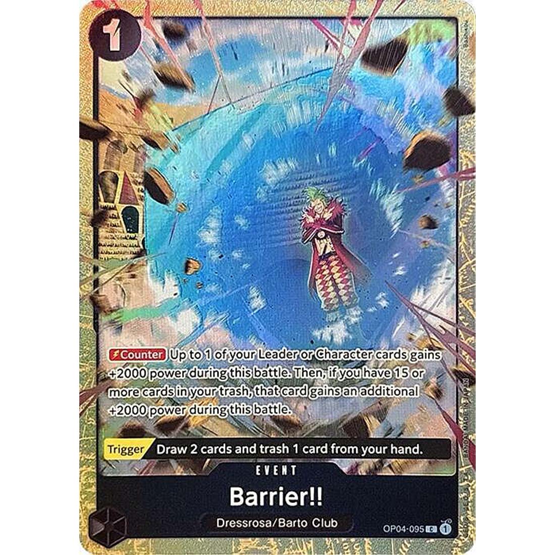Promo One Piece - Barrier!! - Premium Card Collection -Best Selection Vol. 2--OP04-095 -082