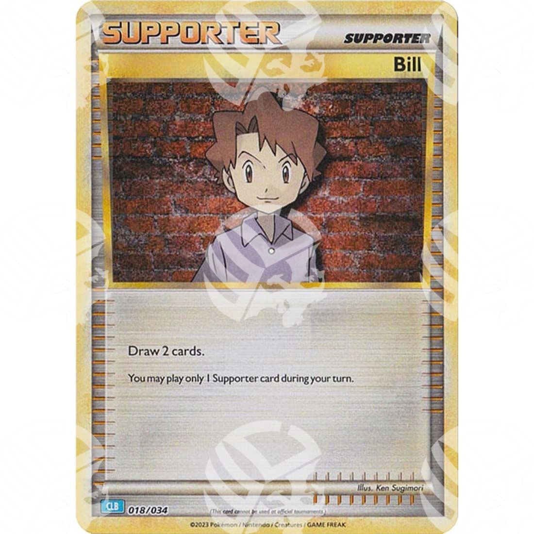 Classic: Blastoise & Suicune - Bill - 018/034 - Warcard