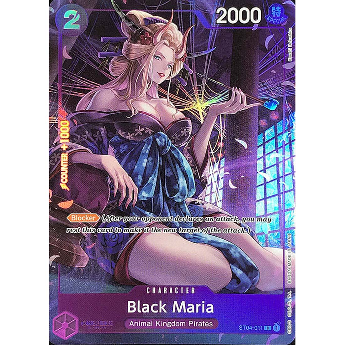 Promo One Piece - Black Maria - Premium Card Collection | BANDAI CARD GAMES Fest. 23-24 Edition-ST04-011 -206