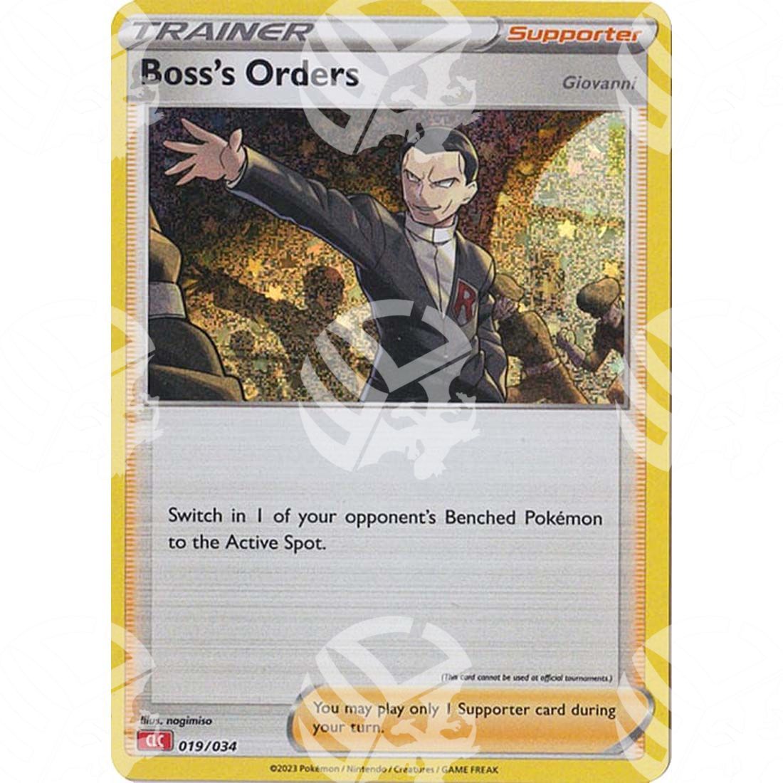 Classic: Charizard & Ho-Oh - Boss's Orders - 019/034 - Warcard