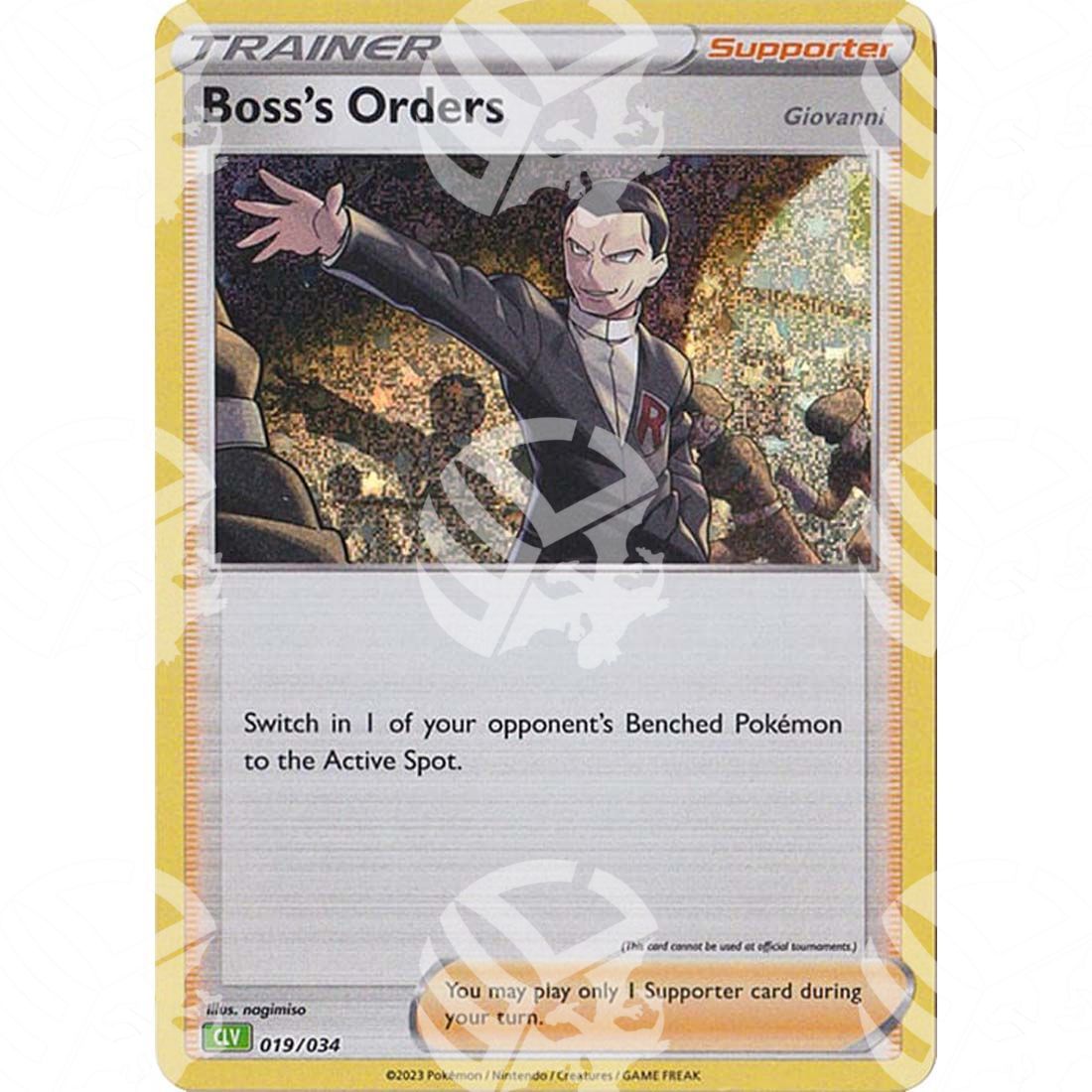 Classic: Venusaur & Lugia - Boss's Orders - 019/034 - Warcard