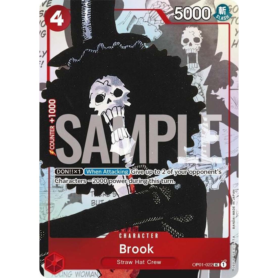 Promo One Piece - Brook - Alternate Art-OP01-022a -411