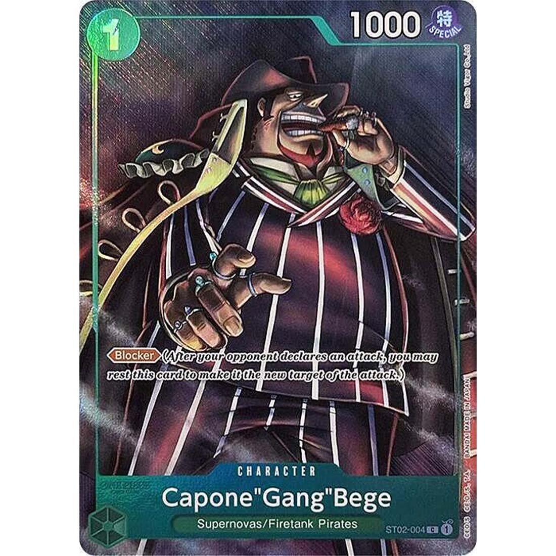 Promo One Piece - Capone"Gang"Bege - Premium Card Collection -Best Selection Vol. 2--ST02-004 -074