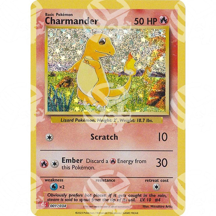 Classic: Charizard & Ho-Oh - Charmander - 001/034 - Warcard