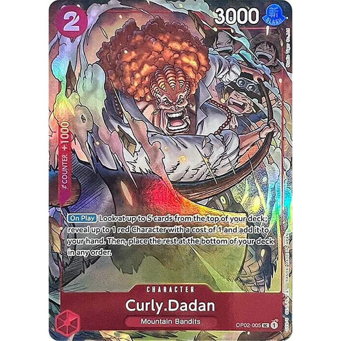 Promo One Piece - Curly.Dadan - Premium Card Collection | Best Selection Vol. 1-OP02-005 -800