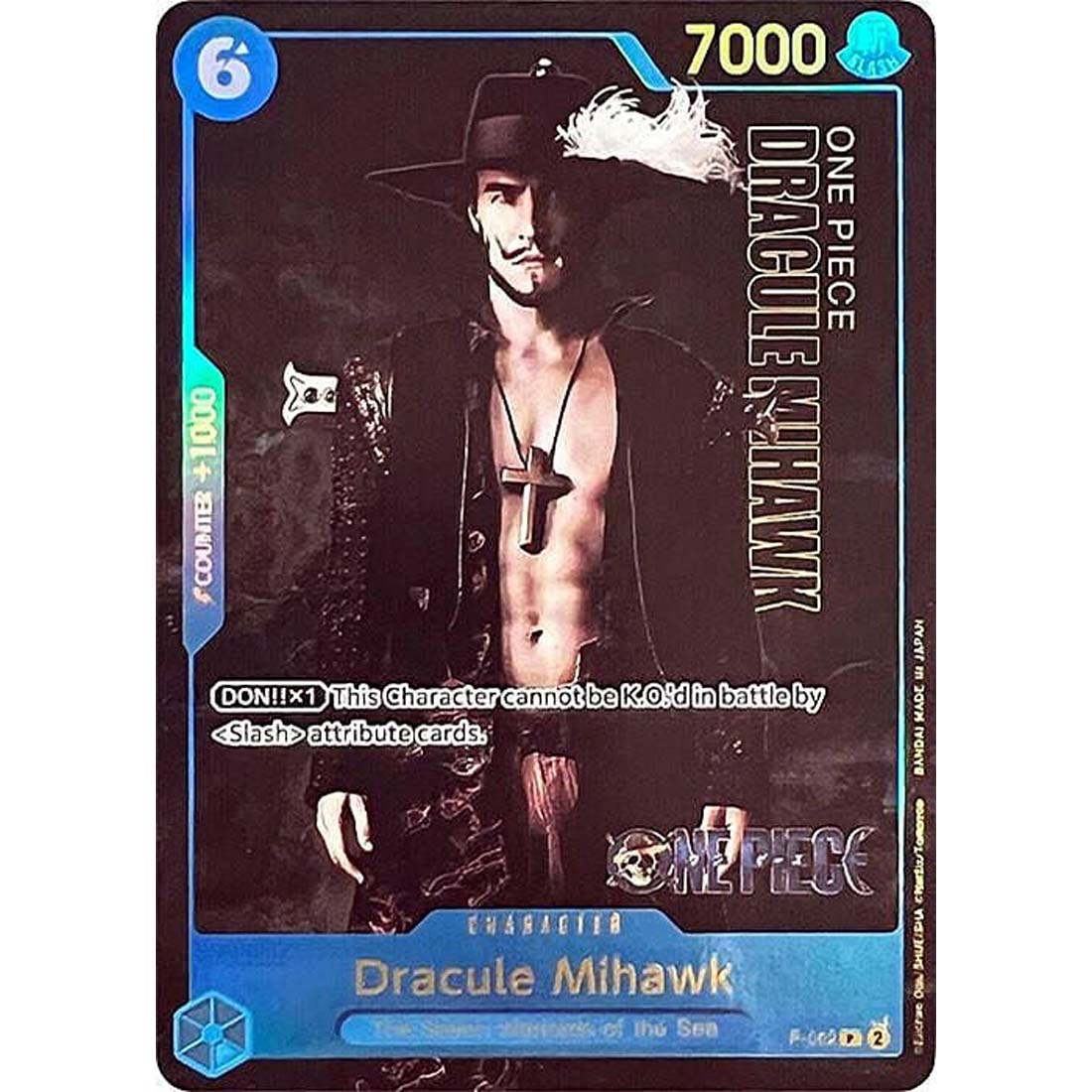 Promo One Piece - Dracule Mihawk - Premium Card Collection -Live Action Edition-P-052la -050
