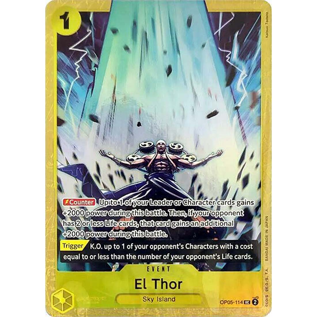 Promo One Piece - El Thor - Premium Card Collection -Best Selection Vol. 2--OP05-114 -083