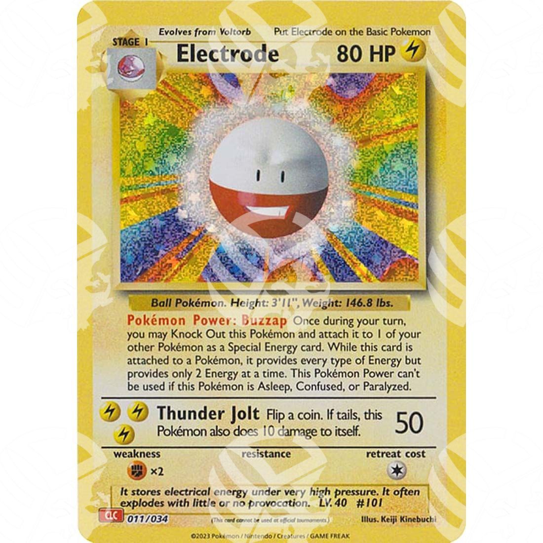 Classic: Charizard & Ho-Oh - Electrode - 011/034 - Warcard