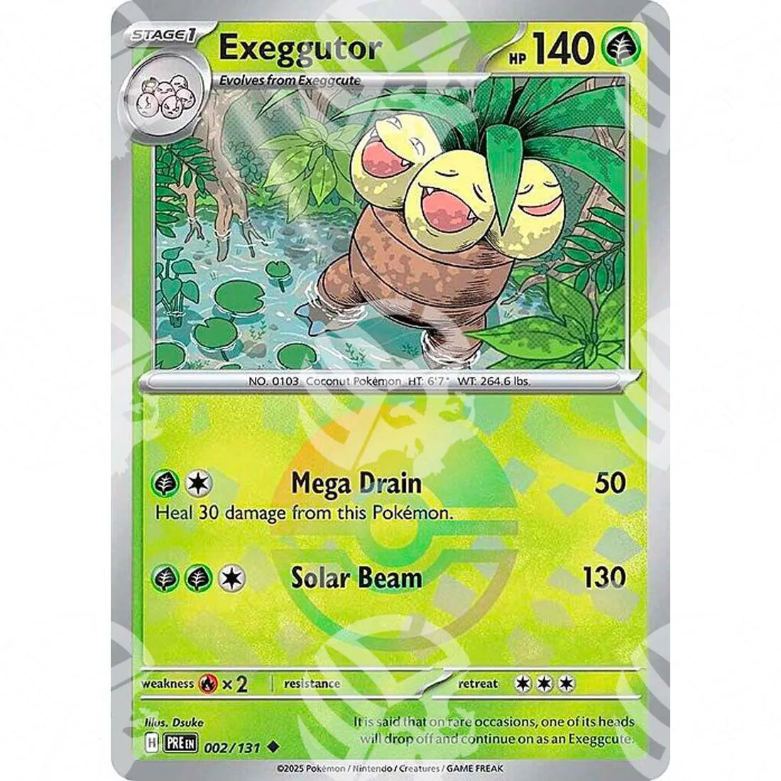 Evoluzioni Prismatiche - Exeggutor - Poké Ball Reverse Holo | 002/131