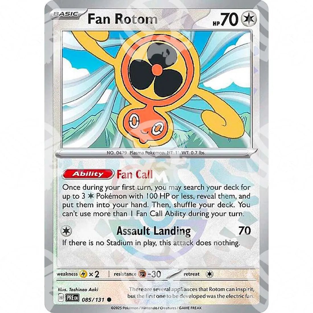 Evoluzioni Prismatiche - Fan Rotom - Master Ball Reverse Holo | 085/131