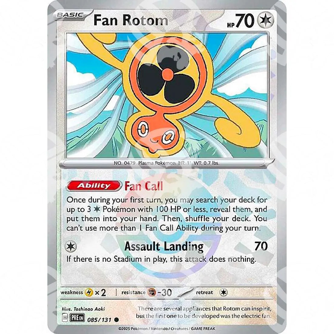 Evoluzioni Prismatiche - Fan Rotom - Poké Ball Reverse Holo | 085/131