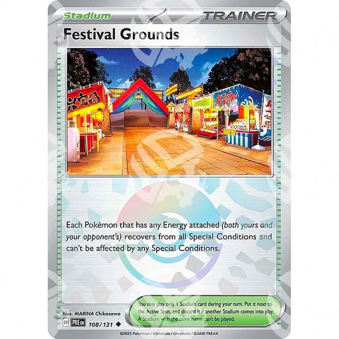 Evoluzioni Prismatiche - Festival Grounds - Poké Ball Reverse Holo | 108/131