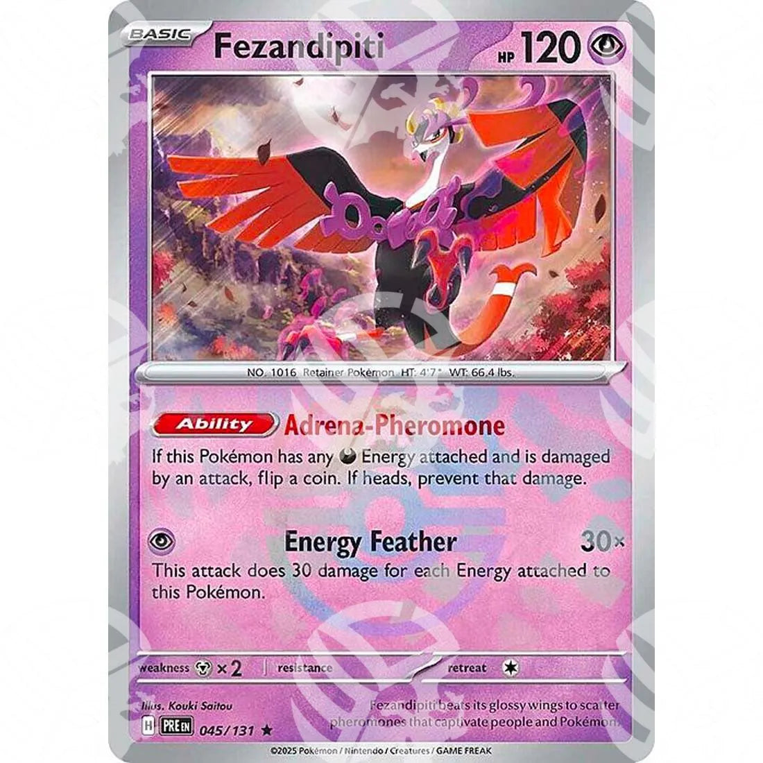 Evoluzioni Prismatiche - Fezandipiti - Master Ball Reverse Holo | 045/131