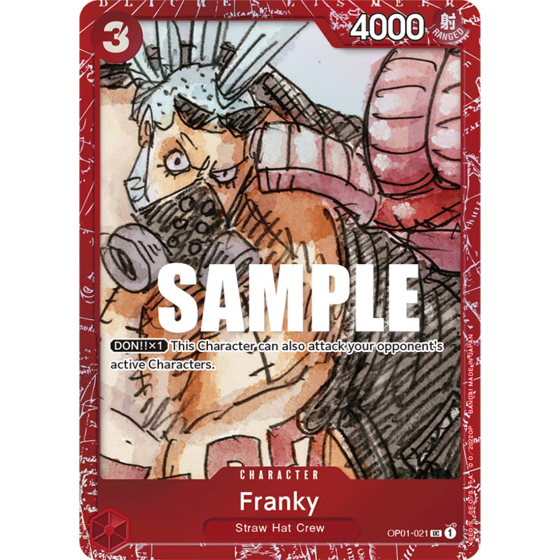 Promo One Piece - Franky-OP01-021 -536