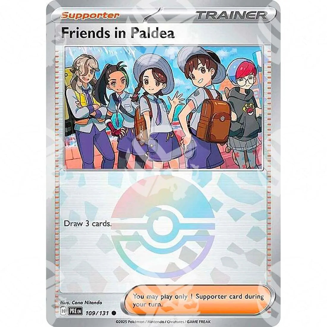 Evoluzioni Prismatiche - Friends in Paldea - Poké Ball Reverse Holo | 109/131