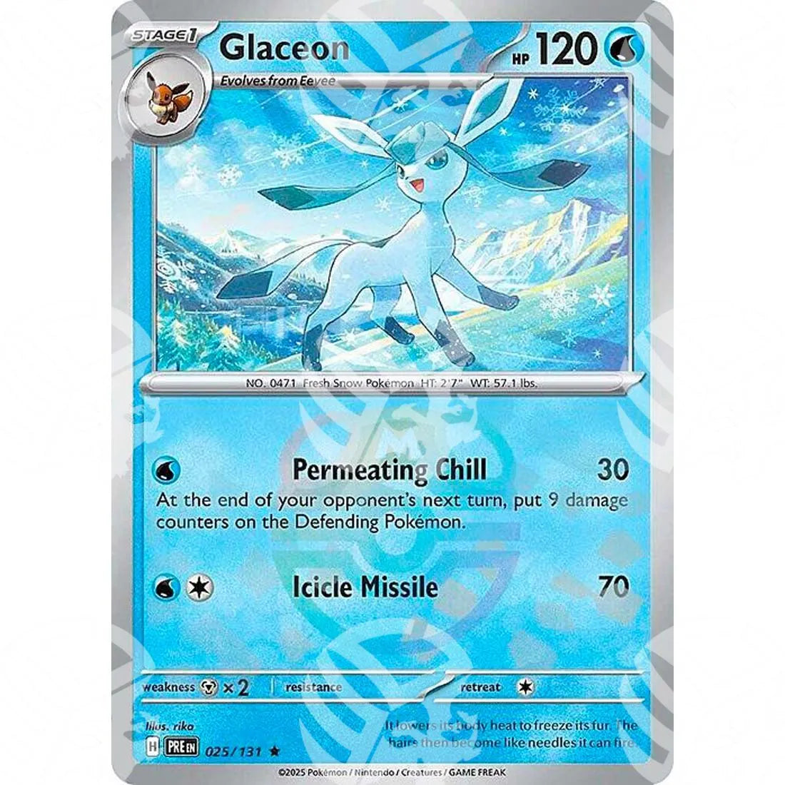 Evoluzioni Prismatiche - Glaceon - Master Ball Reverse Holo | 025/131