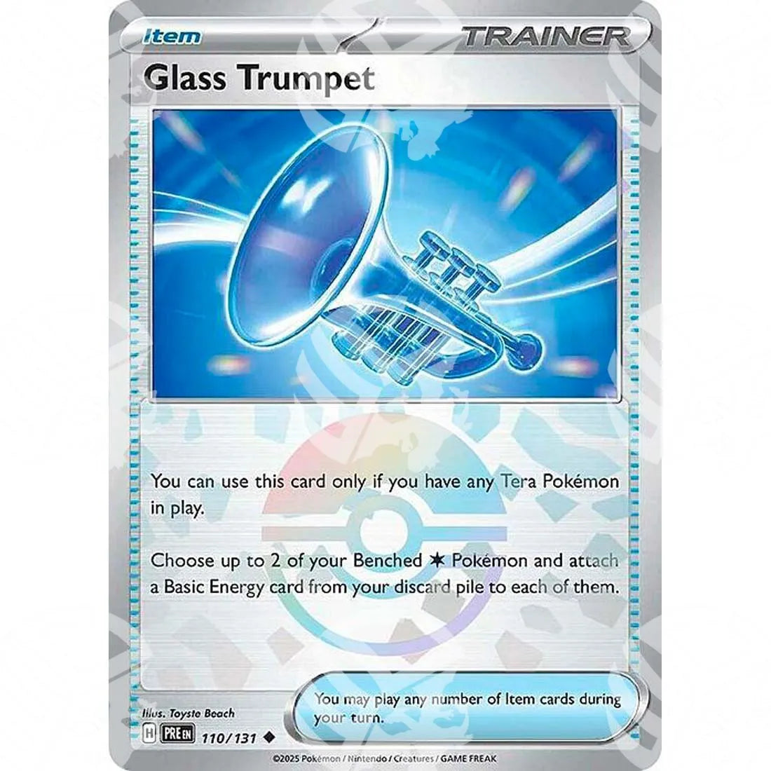 Evoluzioni Prismatiche - Glass Trumpet - Poké Ball Reverse Holo | 110/131