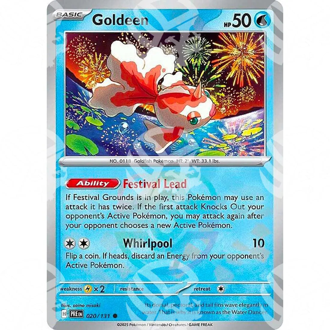 Evoluzioni Prismatiche - Goldeen - Master Ball Reverse Holo | 020/131