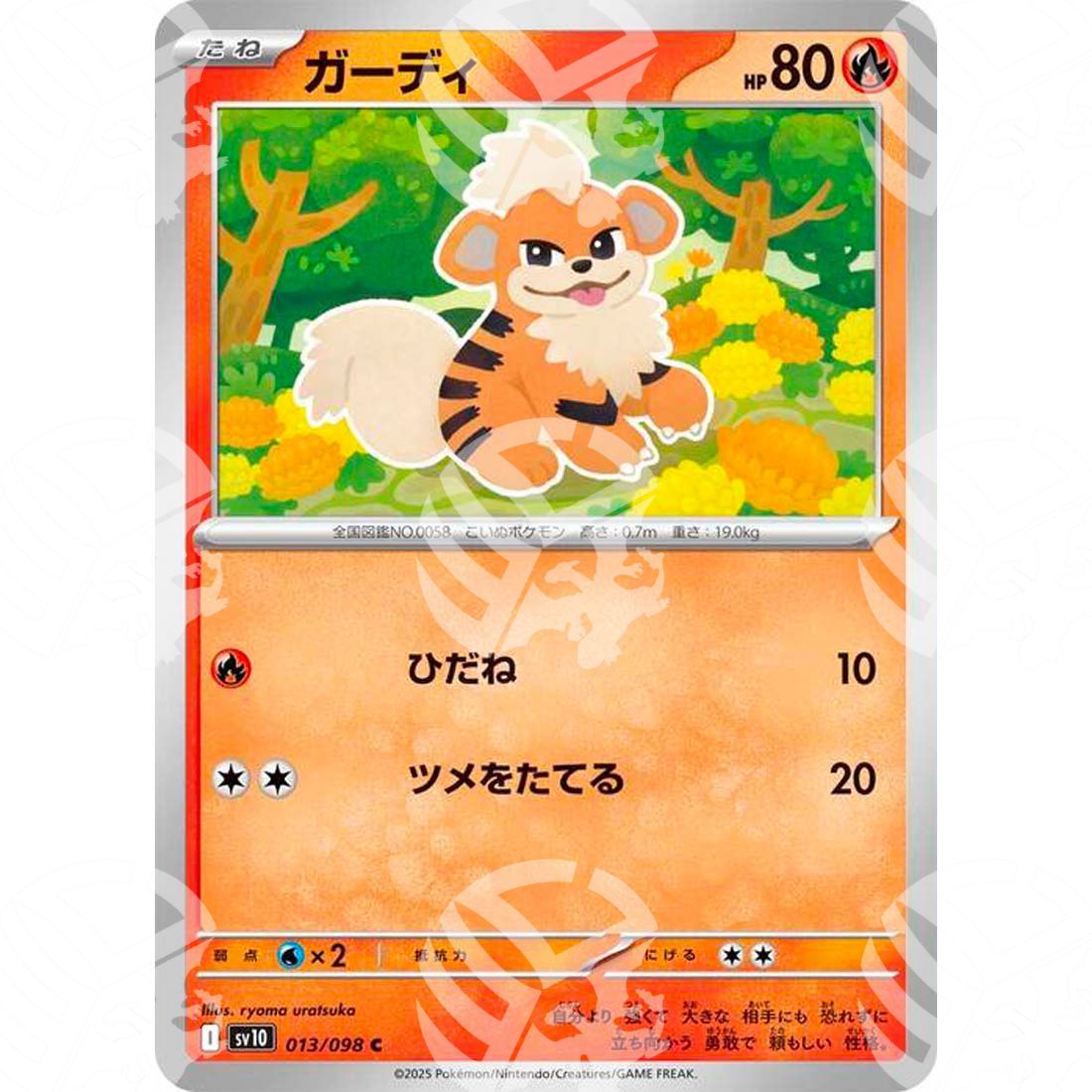 The Glory of Team Rocket - SV10 - Growlithe - 013/098