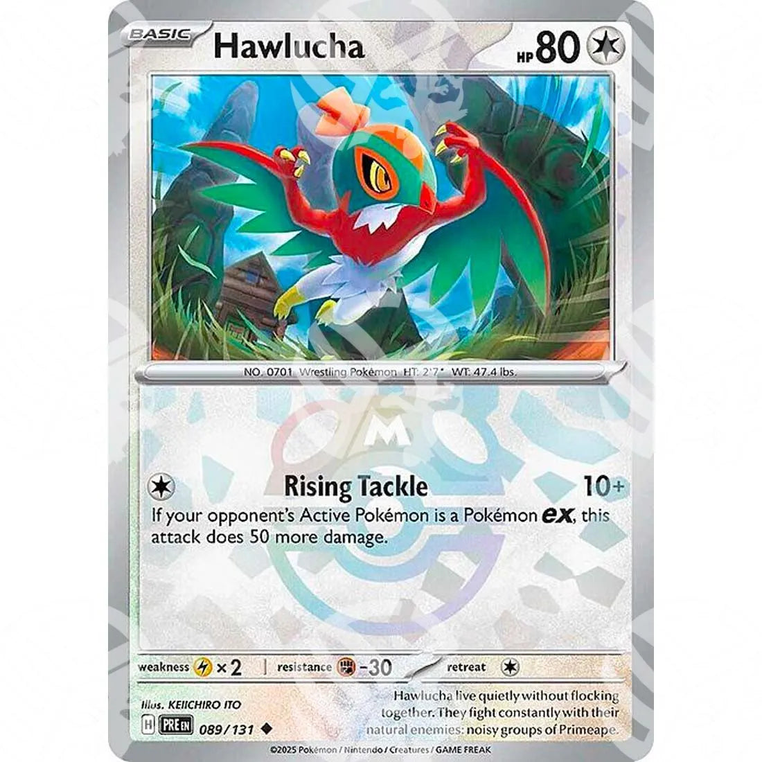 Evoluzioni Prismatiche - Hawlucha - Master Ball Reverse Holo | 089/131