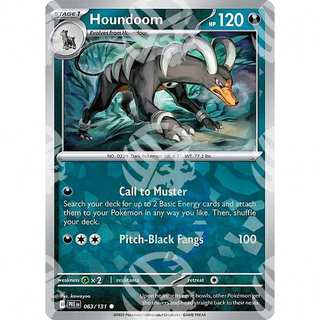 Evoluzioni Prismatiche - Houndoom - Master Ball Reverse Holo | 063/131
