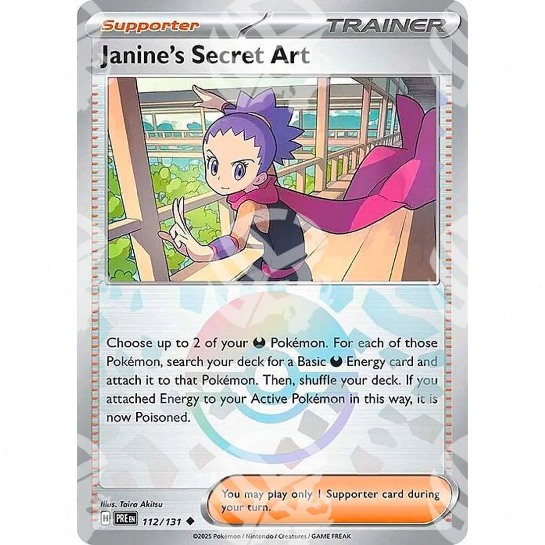 Evoluzioni Prismatiche - Janine's Secret Art - Poké Ball Reverse Holo | 112/131