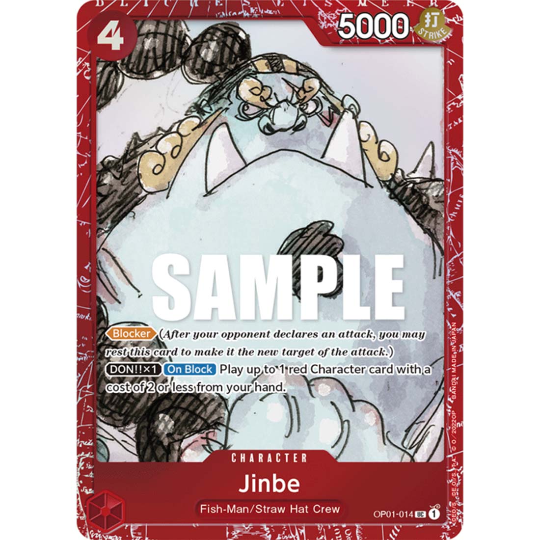 Promo One Piece - Jinbe-OP01-014 -509