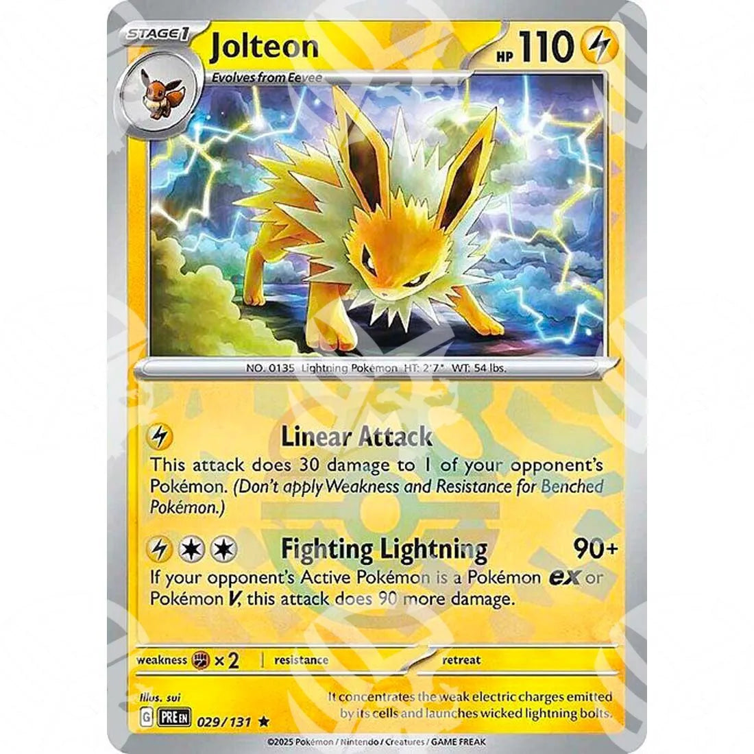 Evoluzioni Prismatiche - Jolteon - Master Ball Reverse Holo | 029/131