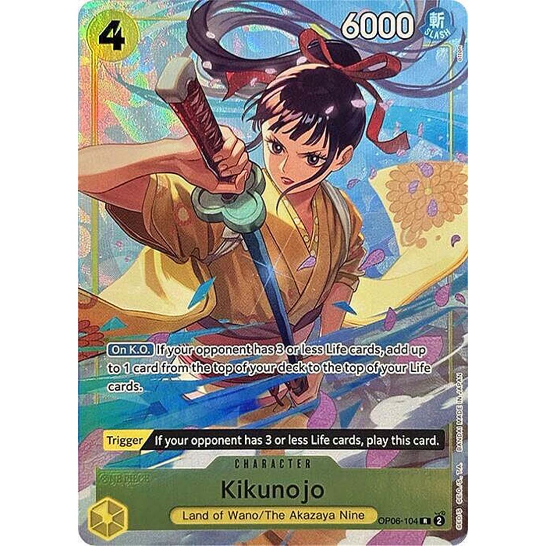 Promo One Piece - Kikunojo - Premium Card Collection -Best Selection Vol. 2--OP06-104 -080