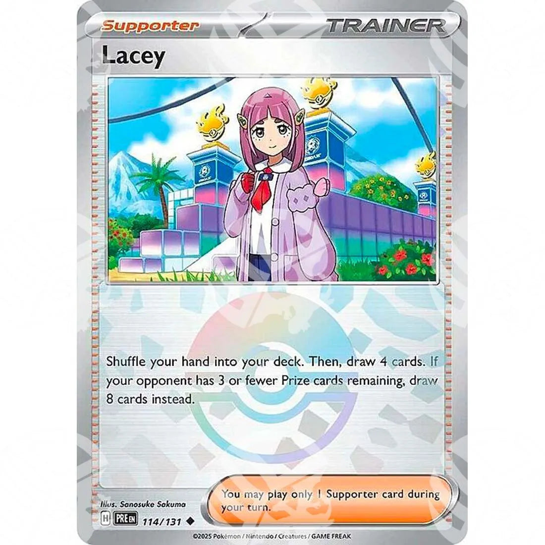 Evoluzioni Prismatiche - Lacey - Poké Ball Reverse Holo | 114/131
