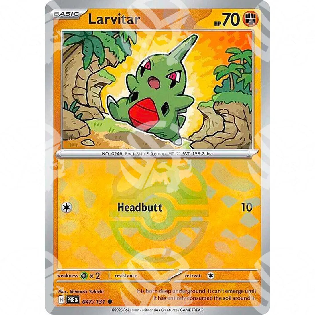 Evoluzioni Prismatiche - Larvitar - Master Ball Reverse Holo | 047/131