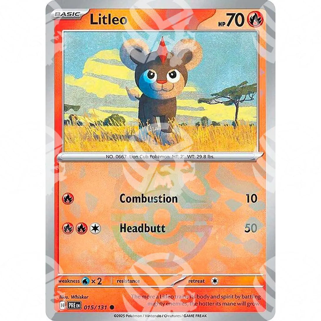 Evoluzioni Prismatiche - Litleo - Master Ball Reverse Holo | 015/131