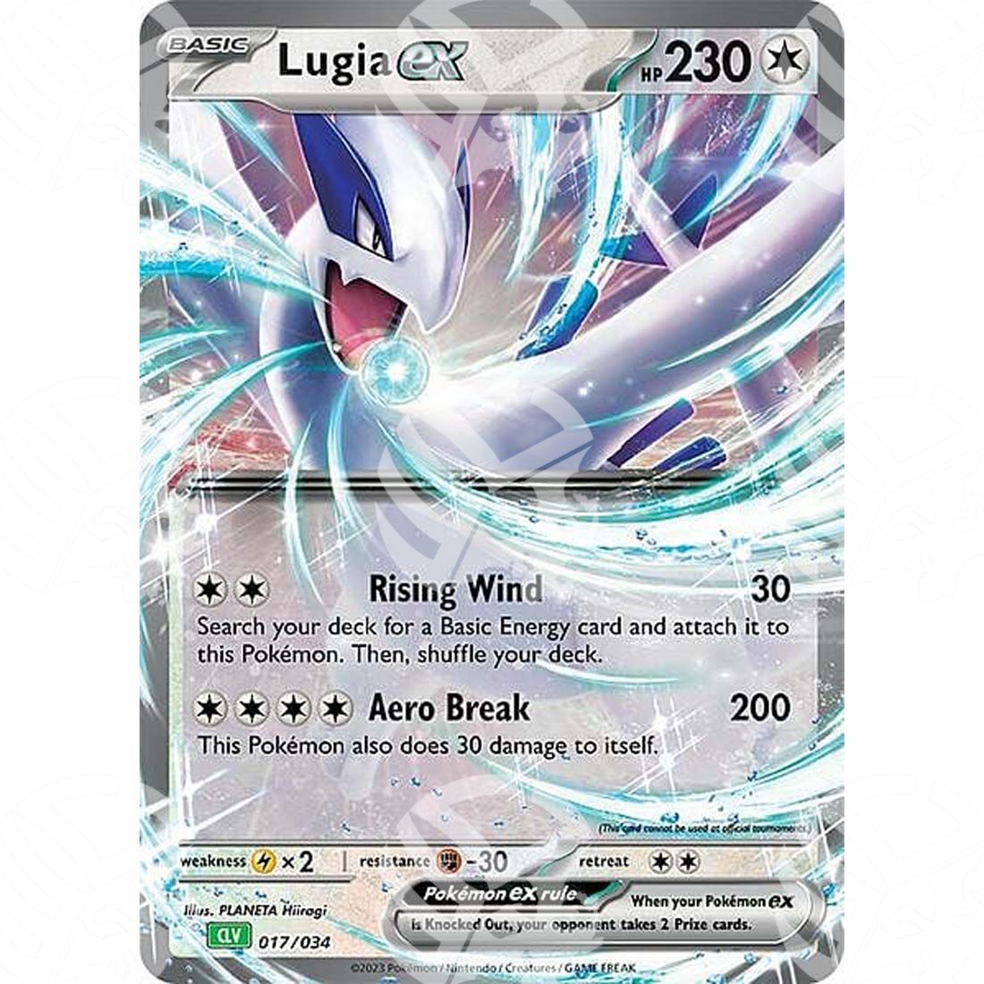 Classic: Venusaur & Lugia - Lugia ex - 017/034 - Warcard