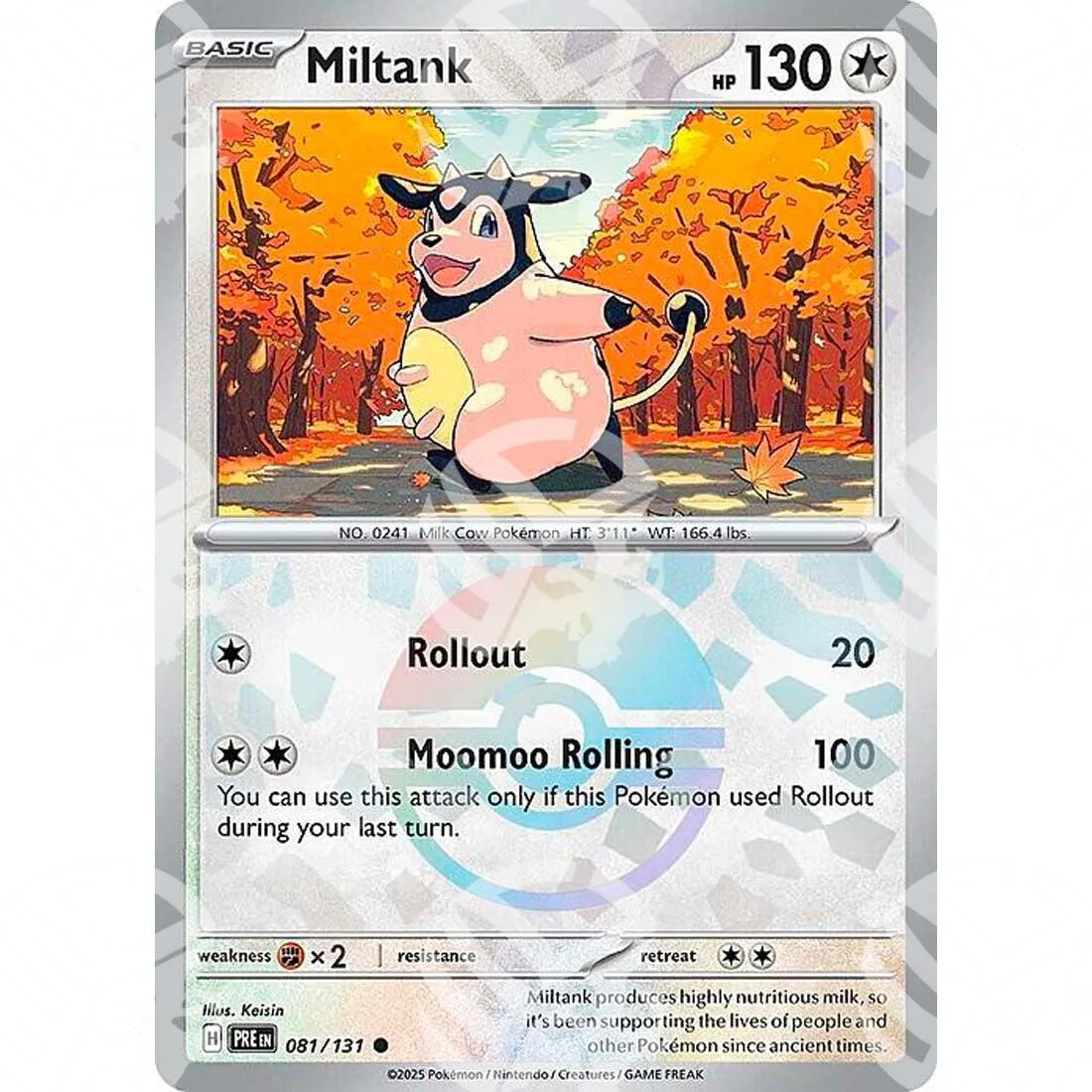 Evoluzioni Prismatiche - Miltank - Poké Ball Reverse Holo | 081/131